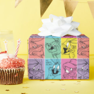 Papel De Regalo EXpresiones de bloques de color BUGS BUNNY™
