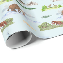 Papel De Regalo Extinct Animal Toile