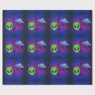 Papel De Regalo Extraterrestre