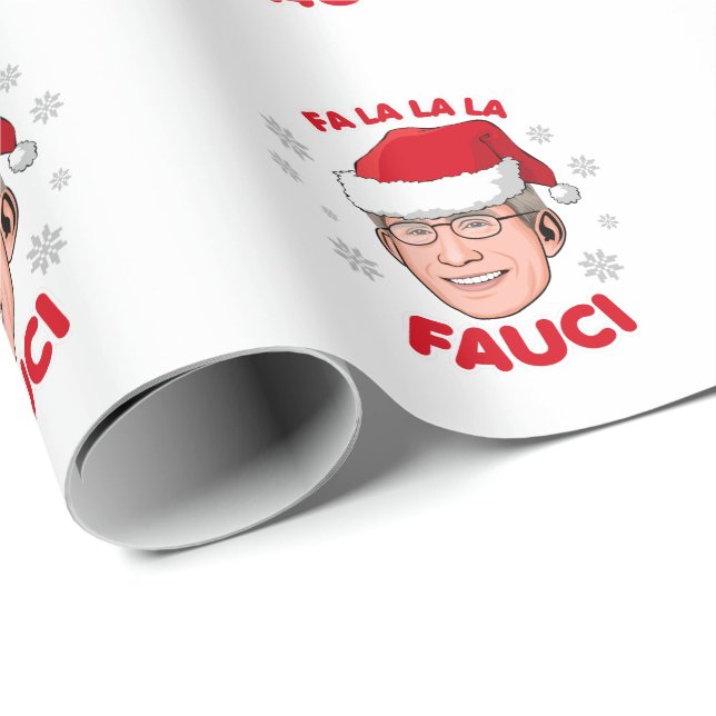 Papel De Regalo Fa La La Fauci (Esquina del rollo)