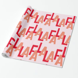 Papel De Regalo Fa La La Wrapping Paper