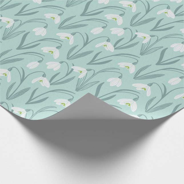 Papel De Regalo Fábrica de menta de Snowdrop (Esquina)