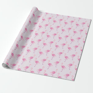 Papel De Regalo Fabuloso Patrón de acuarela rosado