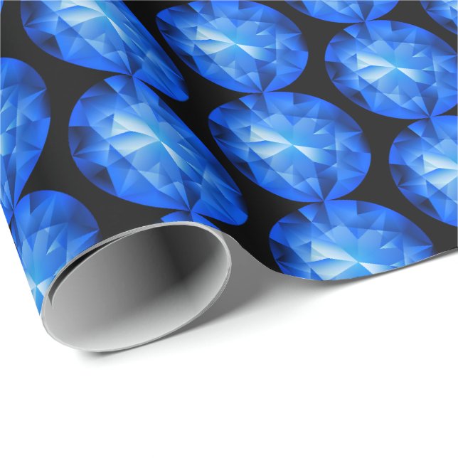 Papel De Regalo Facetas de joyas (Esquina del rollo)