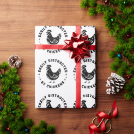 Papel De Regalo Fácilmente distraídos por las citas de la vida de