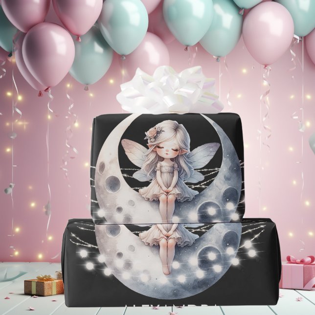 Papel De Regalo Fairy First Chica Happy Birday (Subido por el creador)
