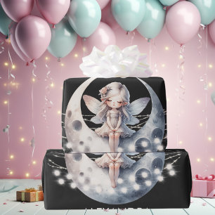 Papel De Regalo Fairy First Chica Happy Birday