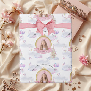 Papel De Regalo Fairytale a la princesa Cute Chica Rosa
