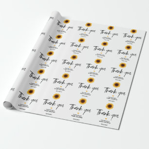 Papel De Regalo Fall in Love Sunflower Baby Shower