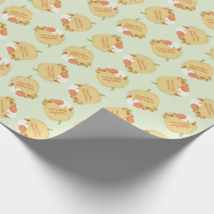 Papel De Regalo Fall Pumpkin Baby Shower