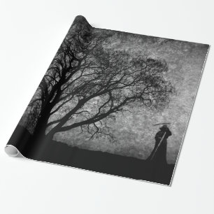 Papel De Regalo Falln Grim Reaper Boundaries Original Art Entre