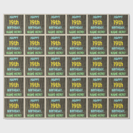 Papel De Regalo Falsa madera, mirada pintada del texto,