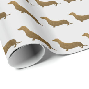 Papel De Regalo Falso icono del perro del purpurina el   del