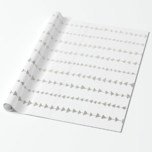 Papel De Regalo Falso modelo de las flechas del Relieve metalizado