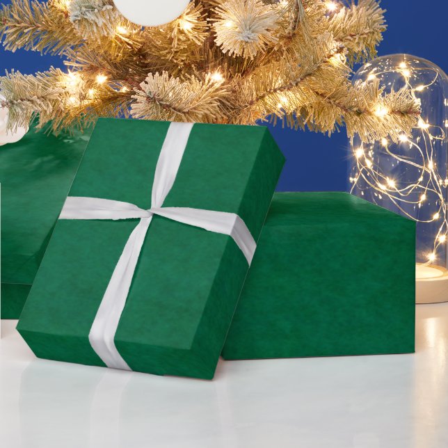 Papel De Regalo Falso Verde (Vacaciones)