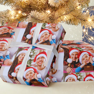 Papel De Regalo Familia de fotos personalizada de ajuste de regalo