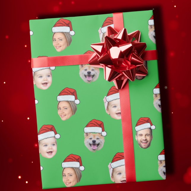 Papel De Regalo Familia de Personalizados de Santa Hat frente a 4  (Subido por el creador)