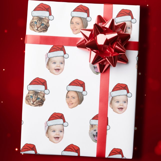 Papel De Regalo Familia de Personalizados de Santa Hat frente a 5  (Subido por el creador)