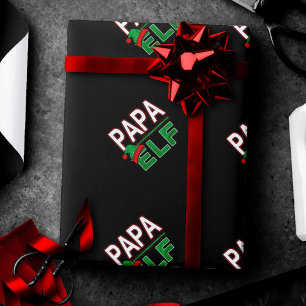 Papel De Regalo Familia Elf   Festividades de Navidades de Papa El