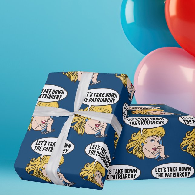 Papel De Regalo Famoso retro arte pop feminista anti patriarcado (Subido por el creador)