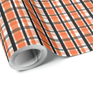 Papel De Regalo Fanático de deportes de Filadelfia Naranja blanco