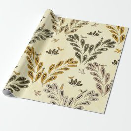 Papel De Regalo Fancy Birds and Flowers 2