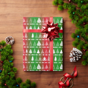 Papel De Regalo Fancy Christmas Tree