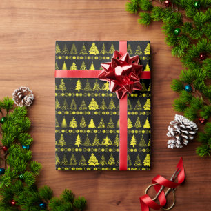 Papel De Regalo Fancy Christmas Tree