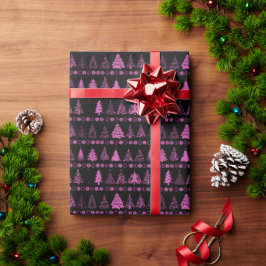 Papel De Regalo Fancy Christmas Tree