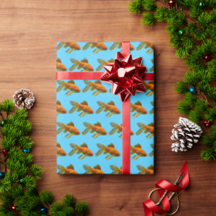 Papel De Regalo Fancy Goldfish