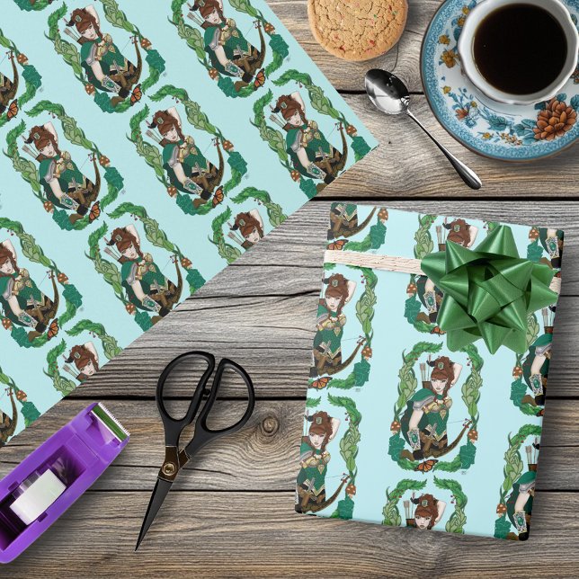 Papel De Regalo Fantasía del bosque Woodland Forest Elf (Subido por el creador)