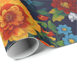 Papel De Regalo Fantasía floral Clásica de todas las ocasiones
