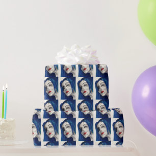 Papel De Regalo Fantasía gótica de terror surrealista bellamente r