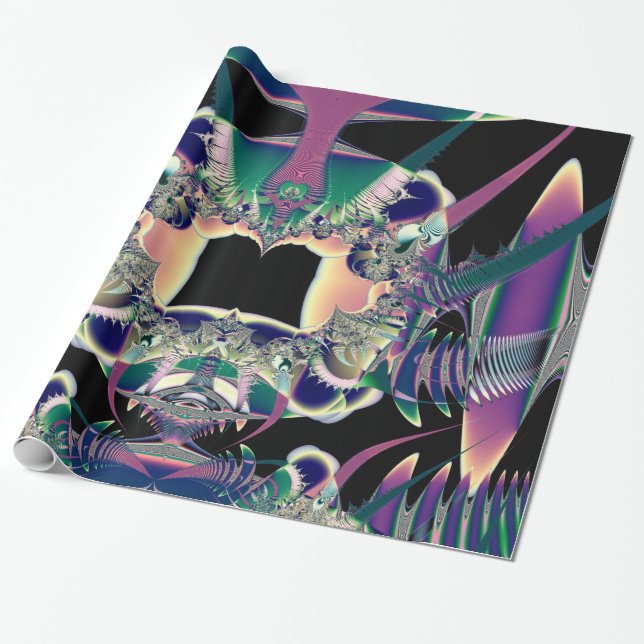 Papel De Regalo Fantasía oscura (Desenrollado)