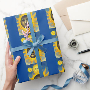 Papel De Regalo Fantasía por la luna de sol