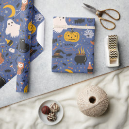 Papel De Regalo Fantasma de Halloween