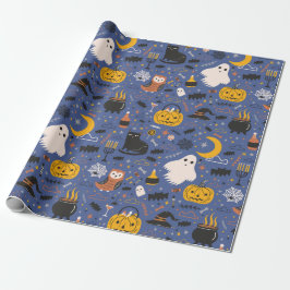 Papel De Regalo Fantasma de Halloween
