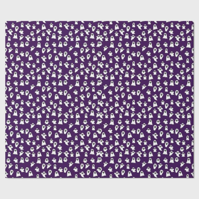Papel De Regalo fantasma de Halloween (Costura)