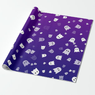 Papel De Regalo Fantasma de Halloween