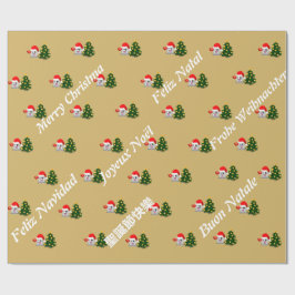 Papel De Regalo Fantasma de whatsapp Feliz  Navidad varios idiomas