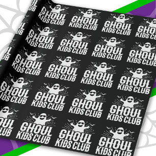 Papel De Regalo Fantasma Ghoul Kids Club Funny Halloween