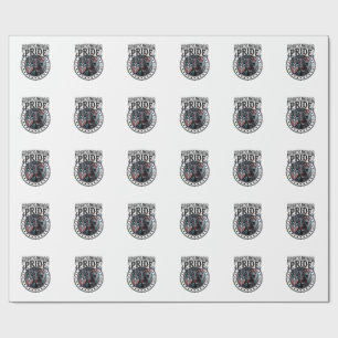 Papel De Regalo Fantasma Patriótico Patriota Horror Monstruo Patri