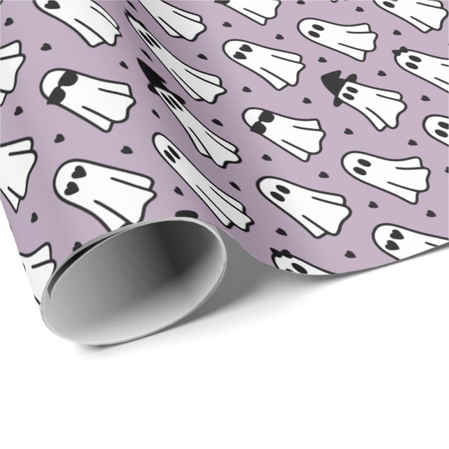 Papel De Regalo Fantasmas (Esquina del rollo)