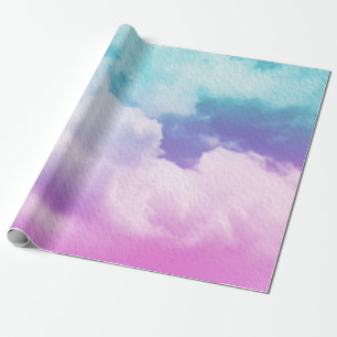 Papel De Regalo fantástica nube suave con color gradiente pastel y