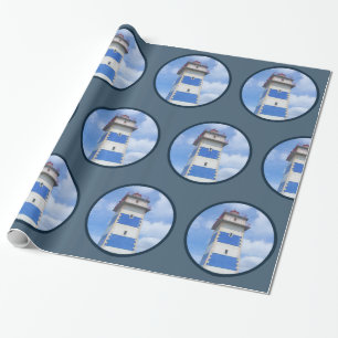 Papel De Regalo Faro acuático