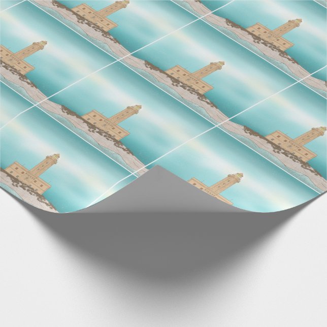 Papel De Regalo Faro de Vieste Italia (Esquina)