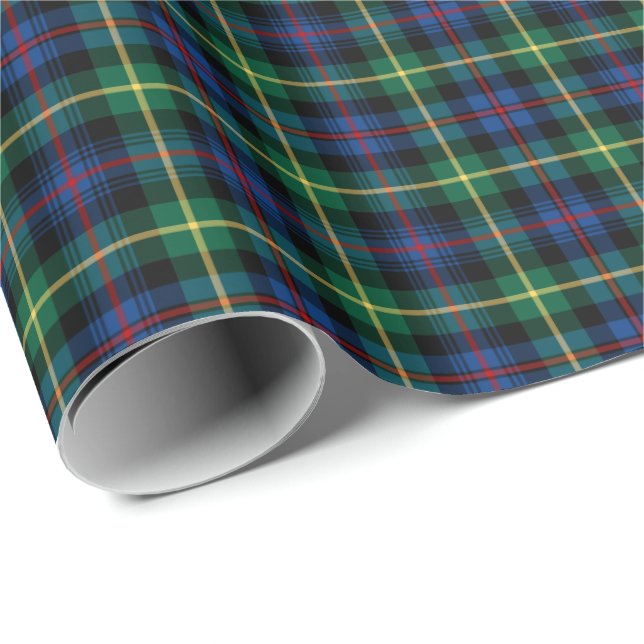 Papel De Regalo Farquharson Clan Tartan (Esquina del rollo)