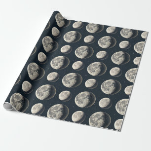 Papel De Regalo Fase Lunar Celestial (3)