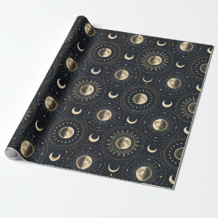 Papel De Regalo Fase Lunar Celestial (4)