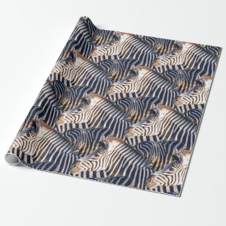 Papel De Regalo Fauna africana de la cebra
